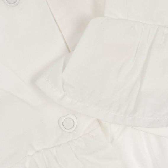 Bluză din bumbac cu mâneci scurte, cu aplicație, pentru fete Chicco 330850 3