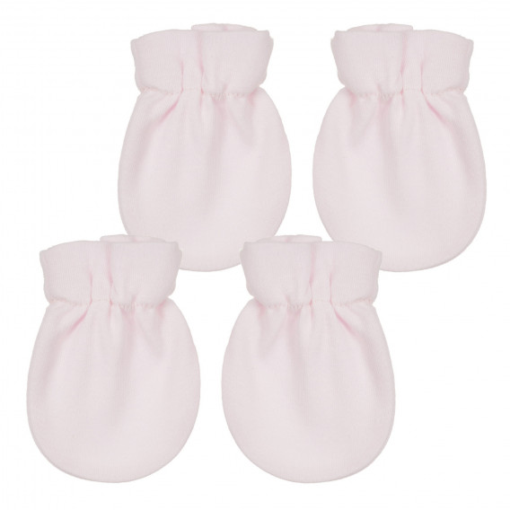 Mănuși roz din bumbac, pentru bebeluși Chicco 331191 