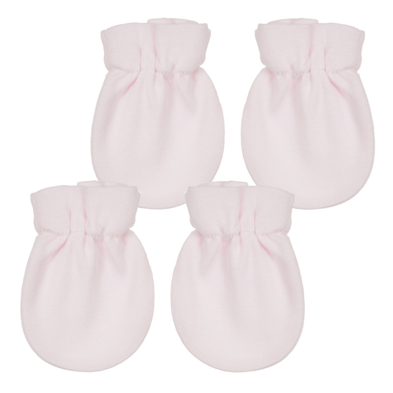 Mănuși roz din bumbac, pentru bebeluși  331191