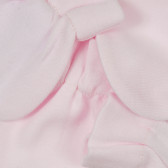 Mănuși roz din bumbac, pentru bebeluși Chicco 331192 2