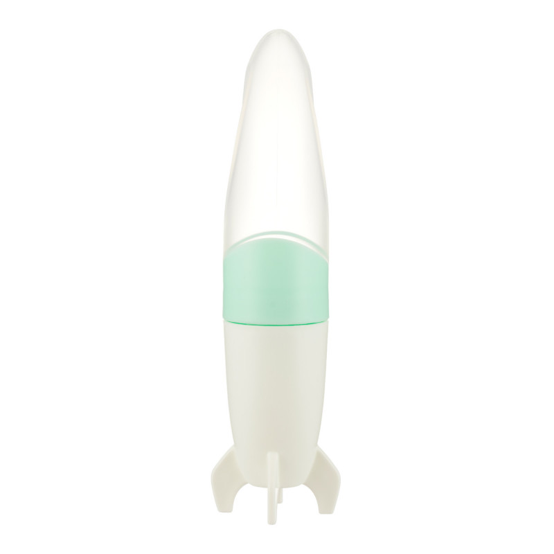 Flacon din silicon cu lingură, Rocket 90 ml., Verde  331422