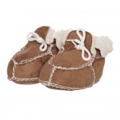 Papuci de casă maro, pentru bebeluși Playshoes 331805 