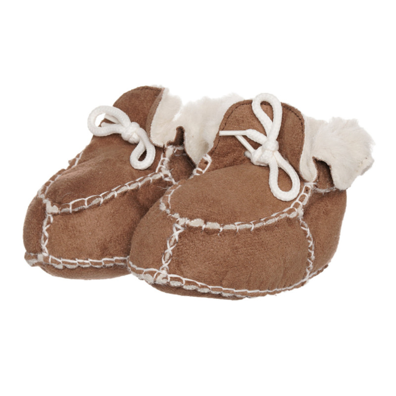 Papuci de casă maro, pentru bebeluși  331805