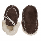 Papuci de casă maro pentru bebeluși Playshoes 332065 9