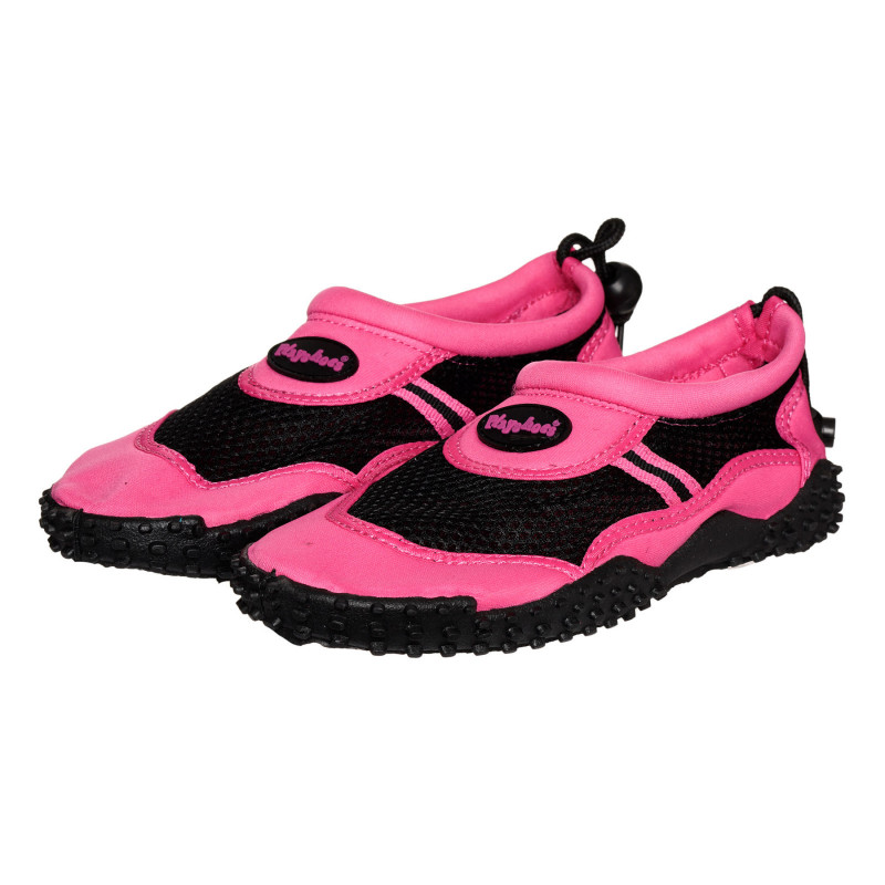 Pantofi aqua roz cu accente negre  332071
