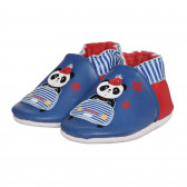 Papucei multicolori cu aplicație panda Robeez 332608 