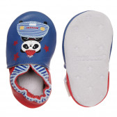 Papucei multicolori cu aplicație panda Robeez 332610 3