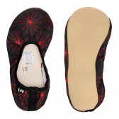Pantofi negri cu imprimeu roșu, de pânză de păianjen Lico 332693 3