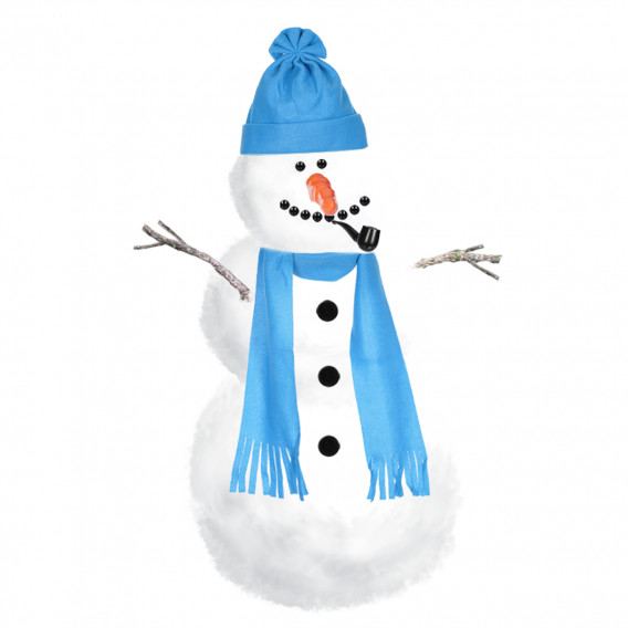 Set accesorii pentru om de zăpadă, albastru GT 333038 2