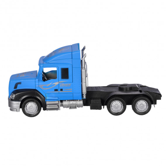 Camion de transport auto albastru cu 3 mașini GOT 333245 3