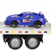 Camion de transport auto albastru cu 3 mașini GOT 333246 4