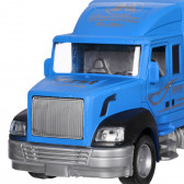 Camion de transport auto albastru cu 3 mașini GOT 333247 5