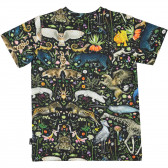 Bluză multicoloră cu mâneci scurte, cu animale mitice Molo 334522 2