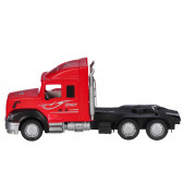 Camion roșu de transport auto cu 3 mașini GOT 334625 6