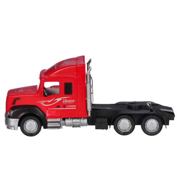 Camion roșu de transport auto cu 3 mașini GOT 334625 6