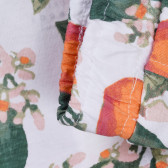 Pantaloni scurți din bumbac organic cu imprimeu floral, în alb Name it 334966 3