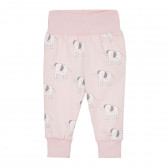Pantaloni pentru bebeluși din bumbac, în roz Pinokio 334971 
