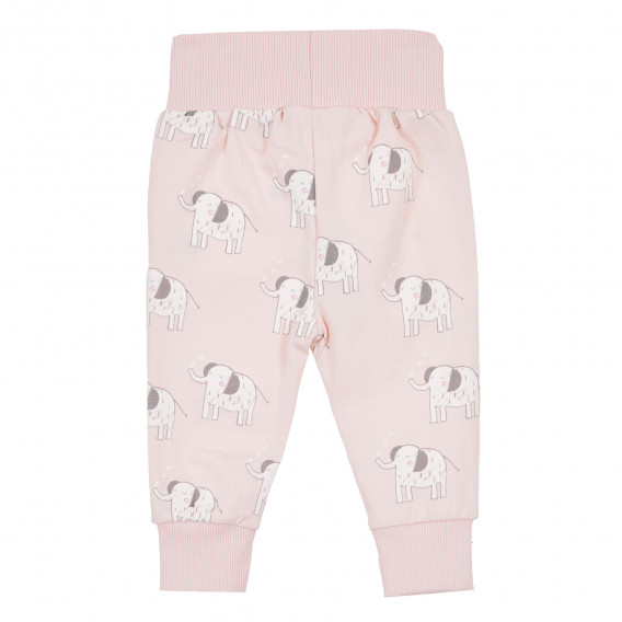 Pantaloni pentru bebeluși din bumbac, în roz Pinokio 334974 4