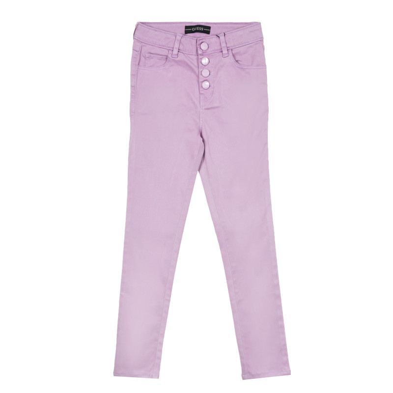 Pantaloni din satin violet  335039