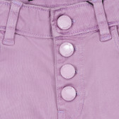 Pantaloni din satin violet Guess 335040 2