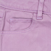 Pantaloni din satin violet Guess 335041 3