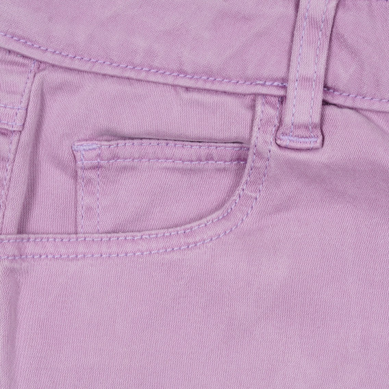Pantaloni din satin violet Guess 335041 3