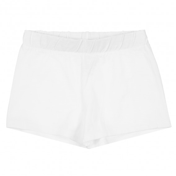 Set de maieu și pantaloni scurți din bumbac, de culoare albă Benetton 335177 6