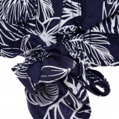 Pălărie de bumbac cu imprimeu floral, albastru Chicco 335198 4