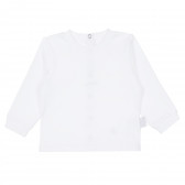 Bluză Chicco din bumbac cu mâneci lungi în culoarea albă pentru un bebeluș Chicco 335239 