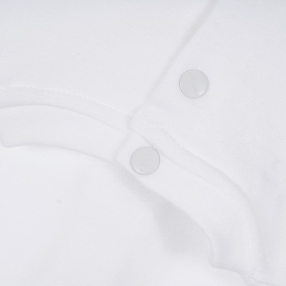 Bluză Chicco din bumbac cu mâneci lungi în culoarea albă pentru un bebeluș Chicco 335241 3