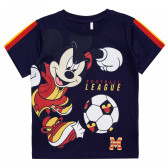 Tricou de bumbac, Mickey Mouse, albastru Mickey Mouse 335243 