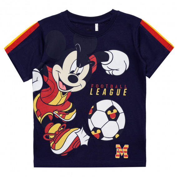 Tricou de bumbac, Mickey Mouse, albastru Mickey Mouse 335243 