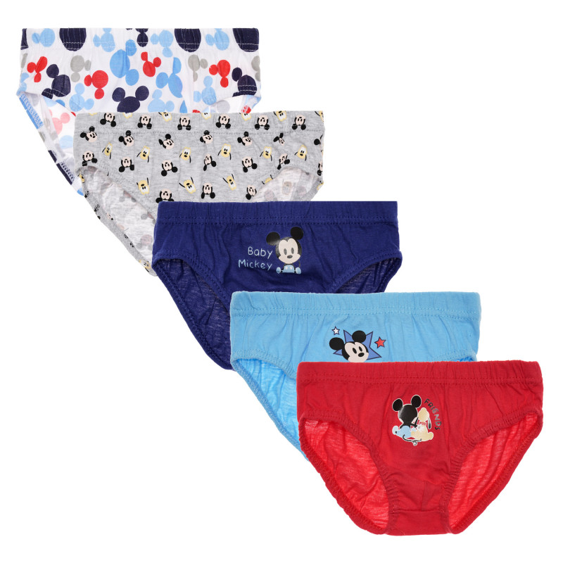 Set de cinci slipuri Mickey Mouse pentru bebeluș, multicolor  335255