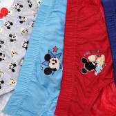 Set de cinci slipuri Mickey Mouse pentru bebeluș, multicolor Mickey Mouse 335257 3