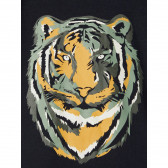 Tricou din bumbac bleumarin cu imprimeu tigru Name it 335960 3