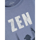 Numele-i bluză din bumbac cu mâneci lungi ZEN, în albastru Name it 336323 3