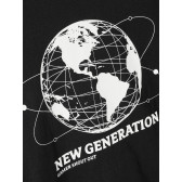 Tricou din bumbac New generation, negru Name it 336626 2