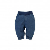 Pantaloni bebeluși din bumbac, albaștri Pinokio 336654 