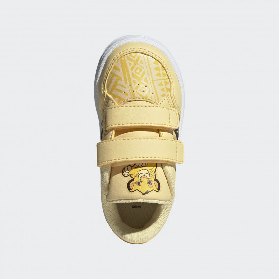Adidasi Adidas BREAKNET Lion King în culoarea galbenă Adidas 338261 2