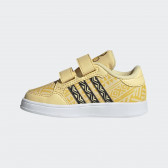 Adidasi Adidas BREAKNET Lion King în culoarea galbenă Adidas 338263 4