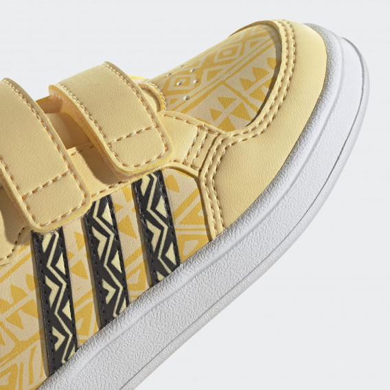 Adidasi Adidas BREAKNET Lion King în culoarea galbenă Adidas 338267 8