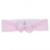 Bandă de păr împletită cu panglică pentru bebeluși, roz Chicco 338455 