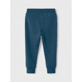 Numiți-i pantaloni sport în albastru cu imprimeu mic pentru un bebeluș Name it 338825 2