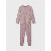 Numiți-o pijamale din bumbac organic, roz Name it 338888 