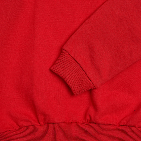 Hanorac ALG roșu cu imprimeu grafic ALG 339332 3