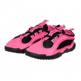 Pantofi aqua în roz cu accente negre Playshoes 339721 2