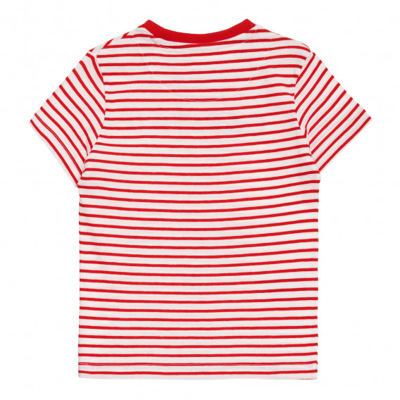 Mayoral set de doua tricouri cu motive nautice, rosu si alb Mayoral 340712 7