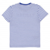 Mayoral set de doua tricouri cu motive nautice, albastru si alb Mayoral 340848 7