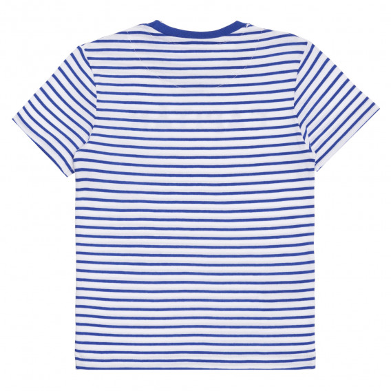 Mayoral set de doua tricouri cu motive nautice, albastru si alb Mayoral 340848 7