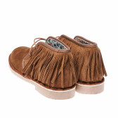 Pantofi cu șnur și franjuri pentru fete Benetton 34126 2